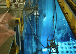travail de digitalisation en milieu immergé cuve de réacteur nucléaire