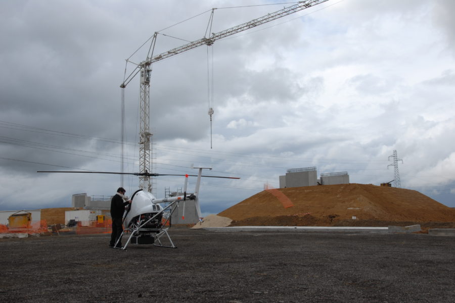relevé linéaire héliporté - digitalisation au service des entreprises de construction