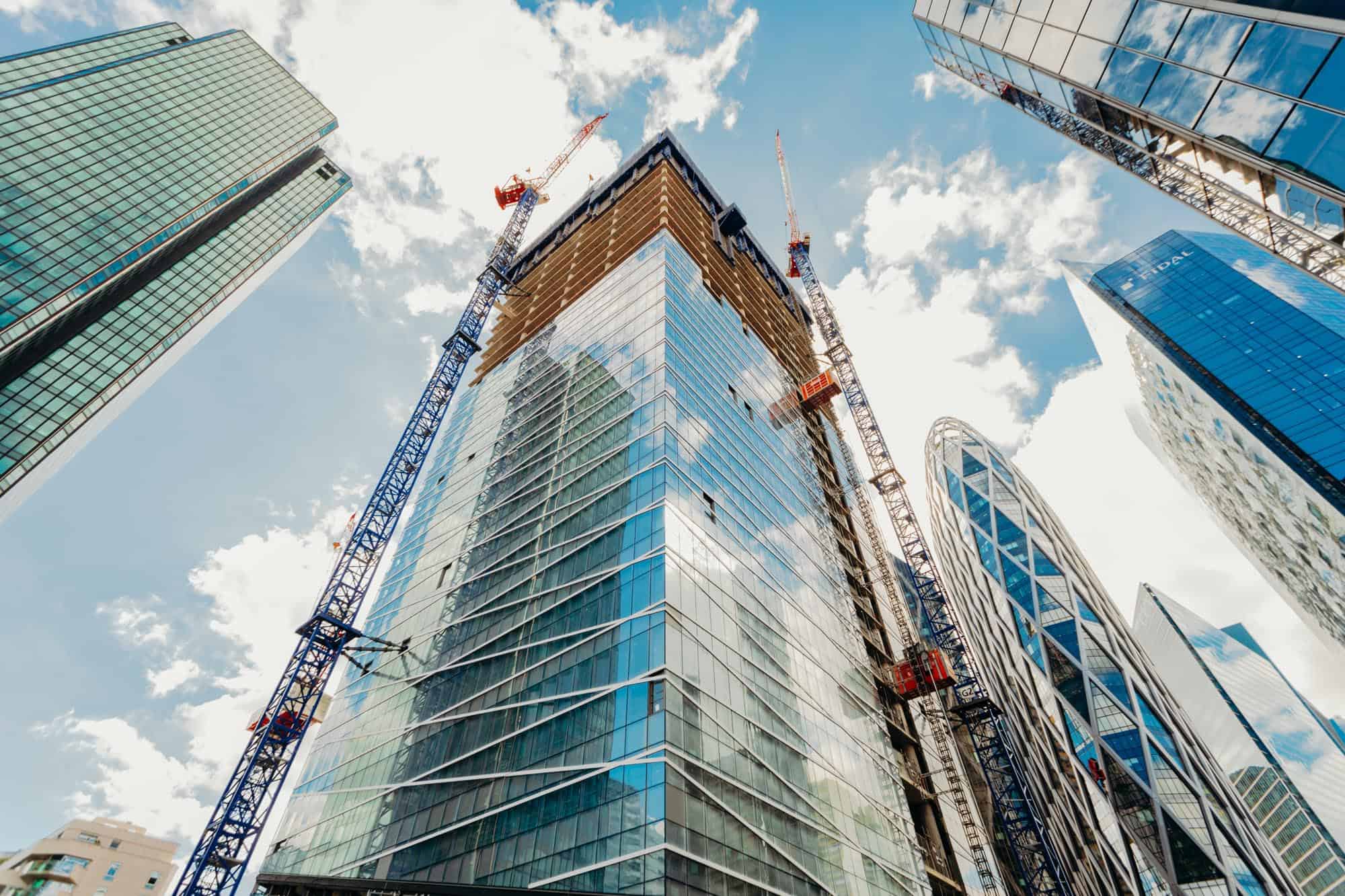la Tour Saint-Gobain en construction - La Défense France