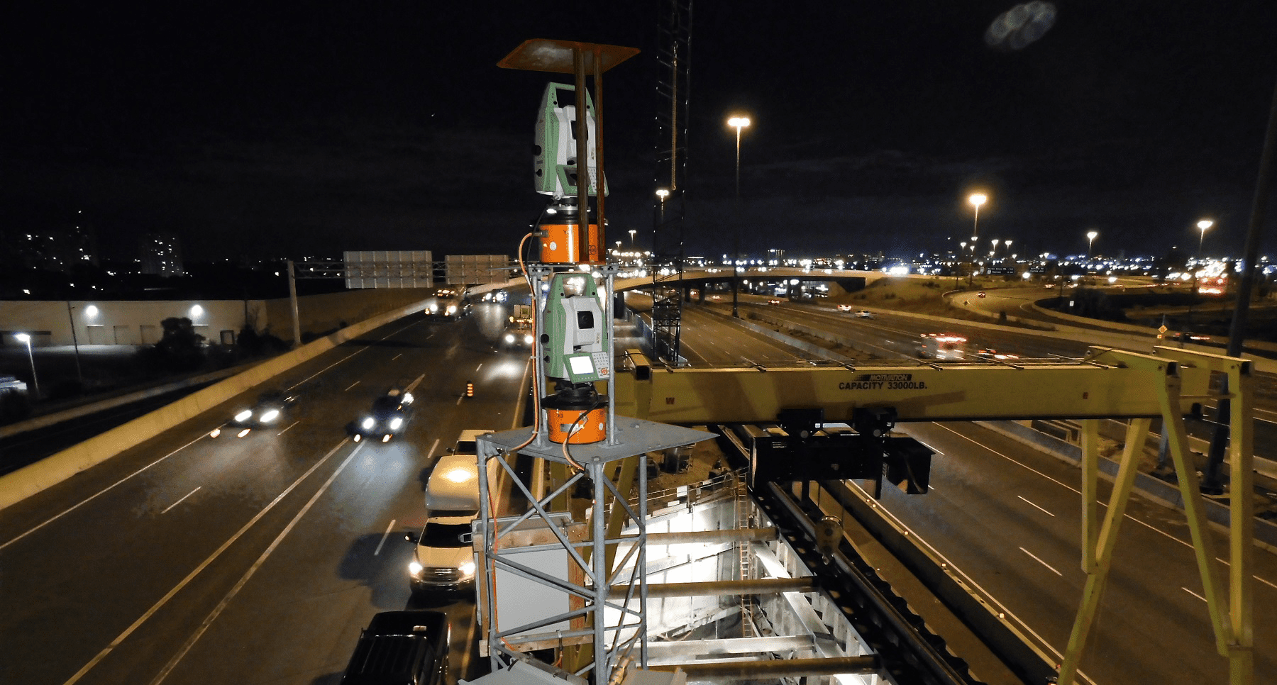 Sixense monitors tunnel construction works under Highway 401 & 409