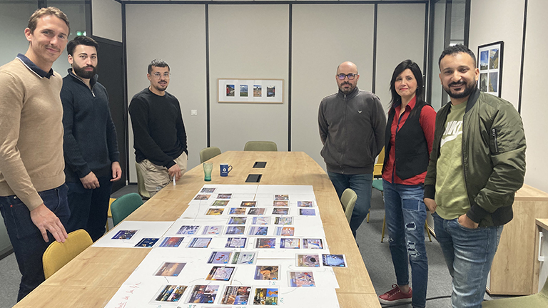 Les équipes Sixense participent à la fresque du climat